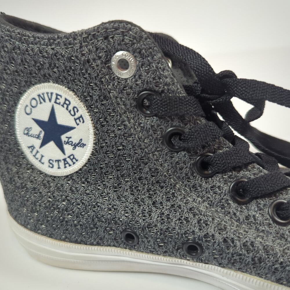 Converse Chuck Taylor II Knit High Top Gray Women's 9 - Picture 7 of 8